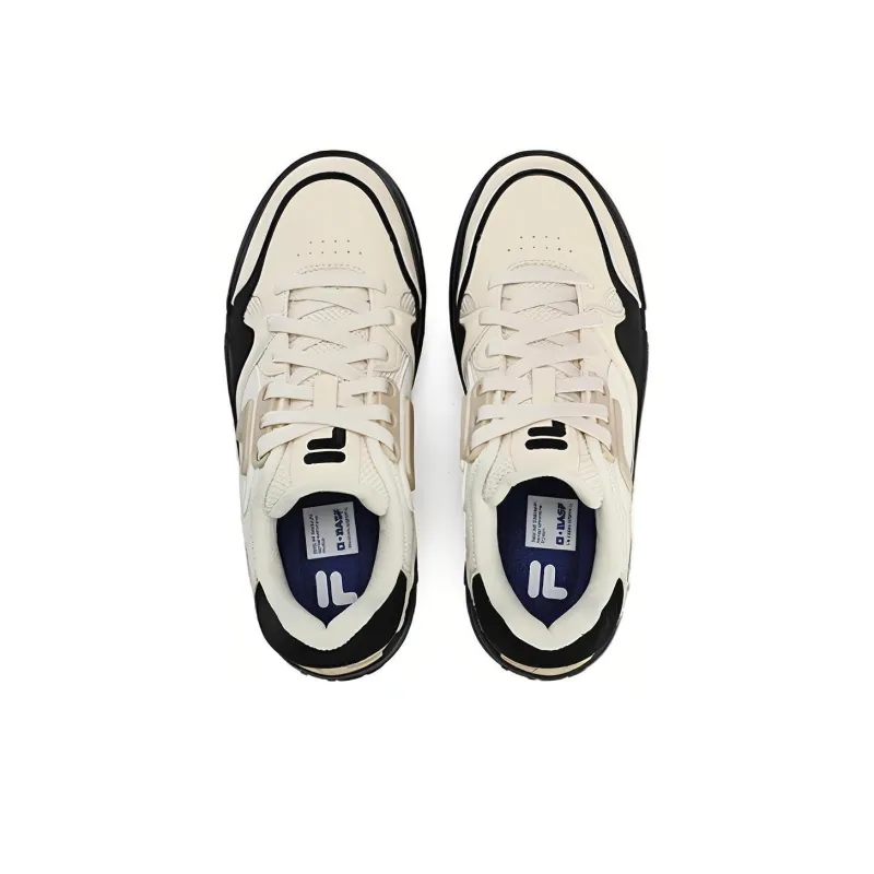 FILA FUSION Bank Dx Skate Shoes 'Cream White Black' Women's-2