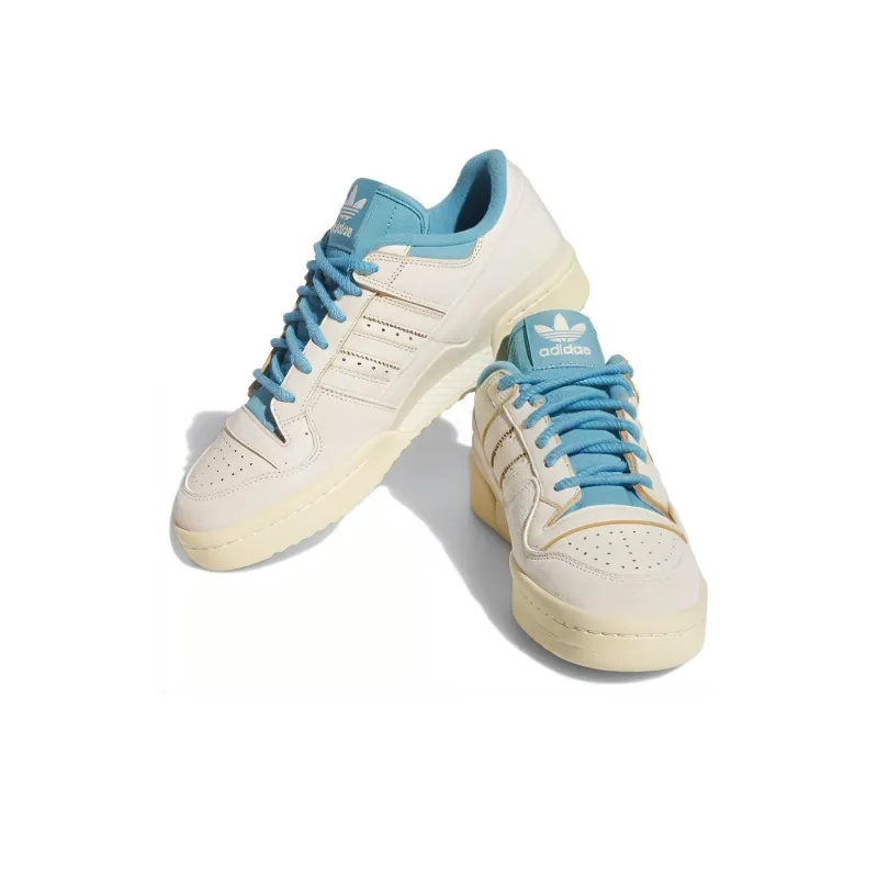 Adidas Forum 84 Low Cl Off White Preloved Blue-3