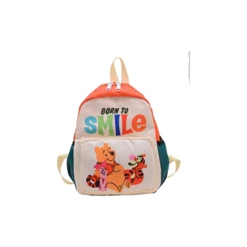 Disney Nylon Backpack Regular Unisex Winnie The Pooh And Friends/Winnie The Pooh/Purple