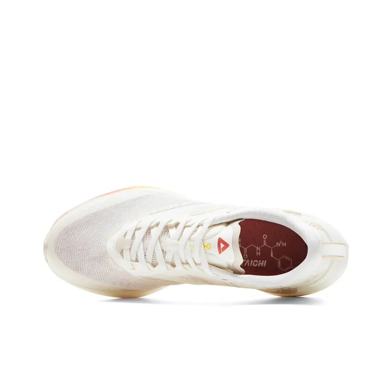 PEAK Cushioning Rebound Wear-Resistant Slip-Resistant Low-Top Running Shoes Women's Super-Light White-3