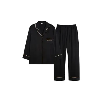 Happy Dreams Pajama Set Men's Black