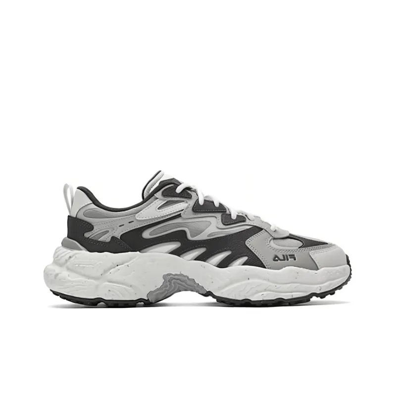 FILA Fern Fern Sneakers Low-Top Casual Shoes Men's Raven Gray-1