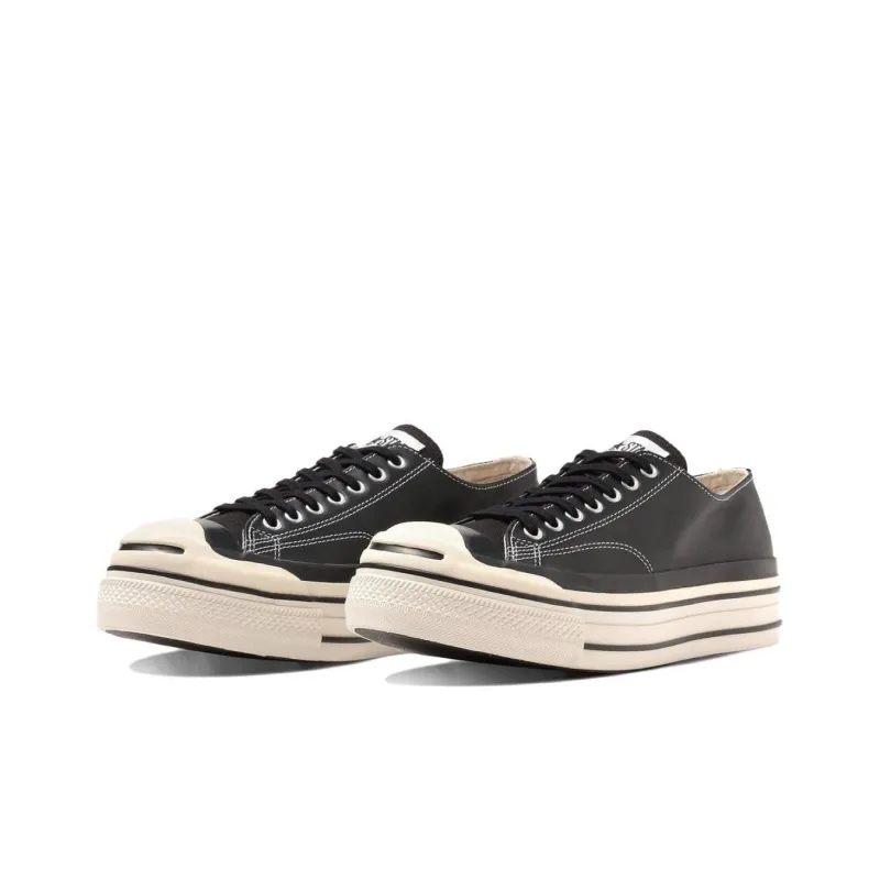 Doublet x Converse All Star Wear resistant And Lightweight Low Top Skateboard Shoes Unisex Black White-2