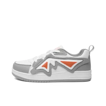 ABIDJAN Low Top Skateboard Shoes Unisex Gray Khaki Black White