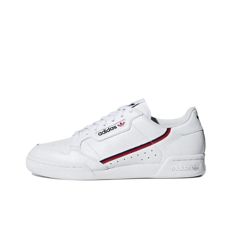 Adidas Continental 80 White Scarlet Navy-0