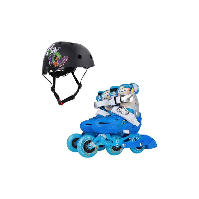 FLYING EAGLE Roller Skate Set ABS Hard Shell \ EPS Foam Casual, Commuting Unisex 28 32 S\M Black, Blue, Pink-5