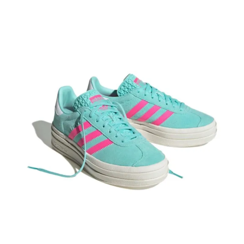 Adidas Gazelle Bold Flash Aqua Lucid Pink Women's-2