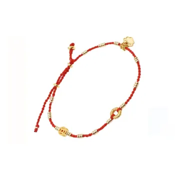 VERENA REINE S925 Silver Anklets Women's Red