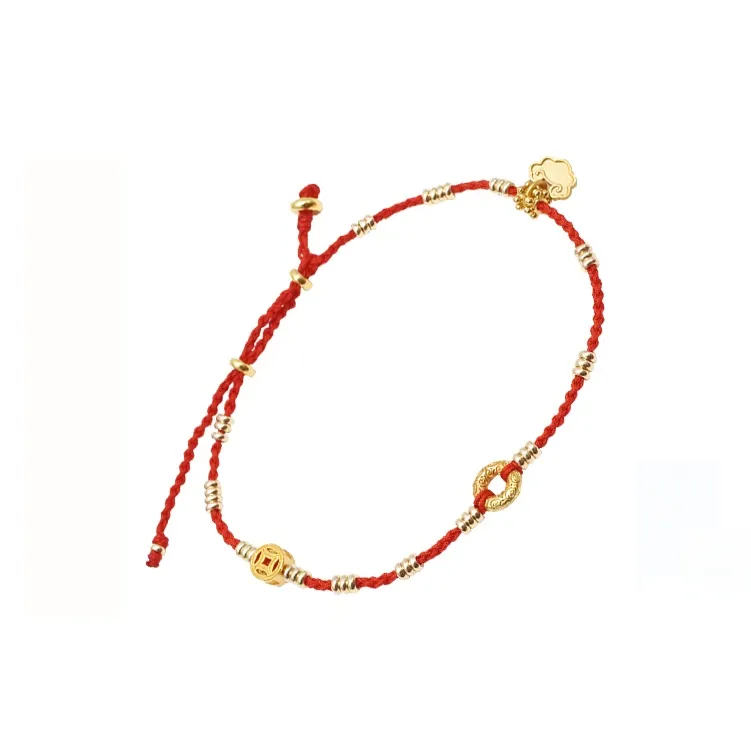 VERENA REINE S925 Silver Anklets Women's Red-0