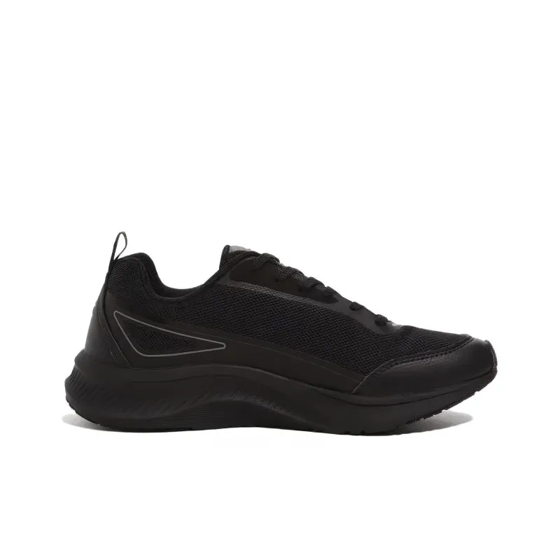 FILA Abrasion Resistant Low Top Casual Running Shoes Unisex Black-1