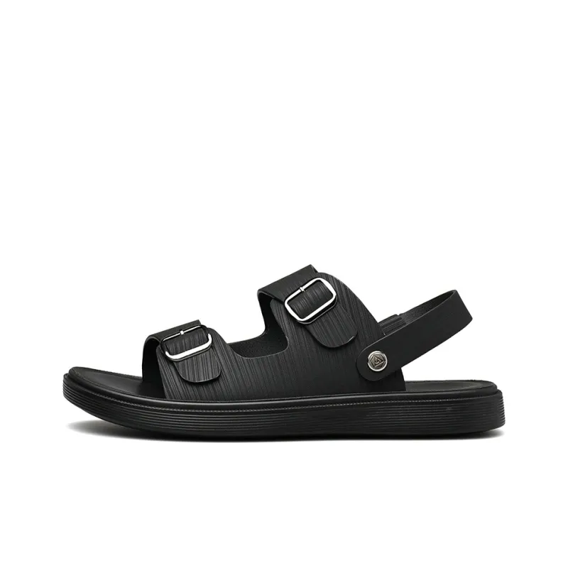 G.N.SHIJIA Beach Sandals Men Black/Brown-0