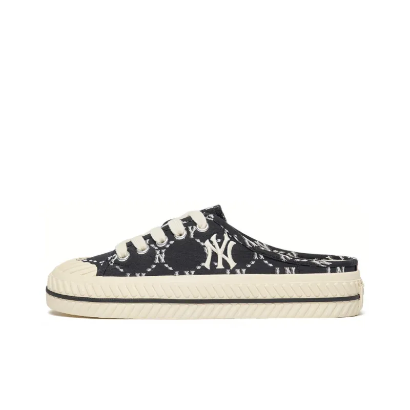 MLB Playball Mule Low Top Skateboard Shoes Unisex Black-0