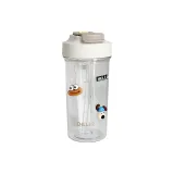 White (Coffee Lips+Blue Hat Puppy+HELLO+Cup Cleaning Brush)