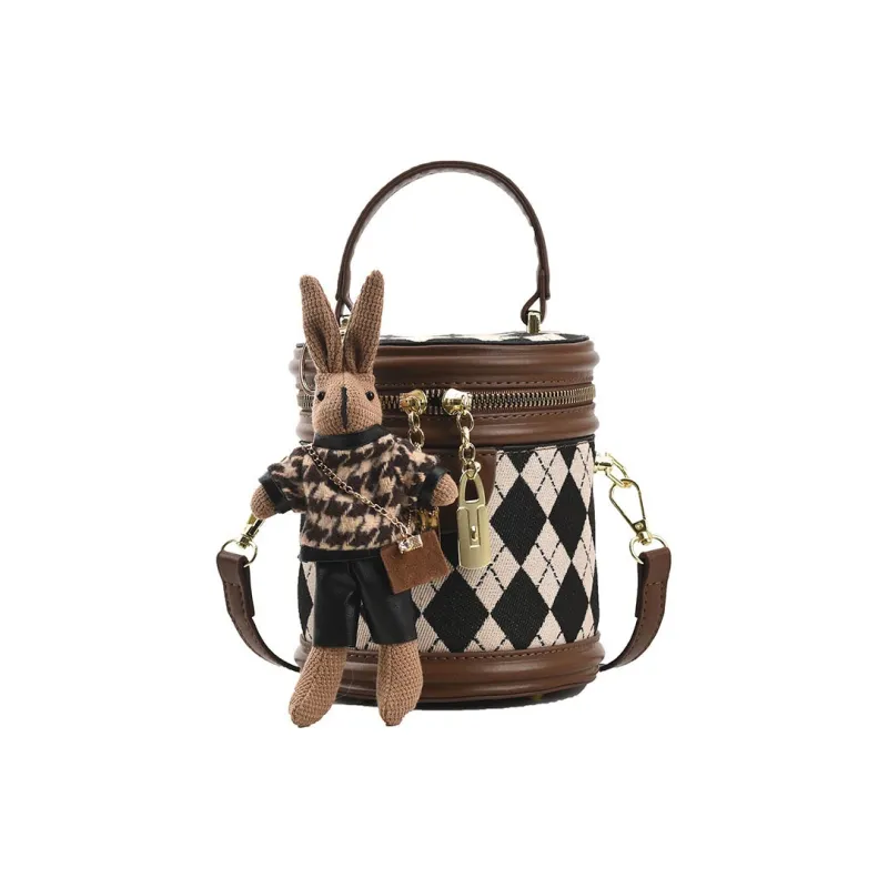 HAWA PU Bucket Bag Handbag Crossbody Bag Shoulder Bag Regular Women's Black/Brown/Coffee-6