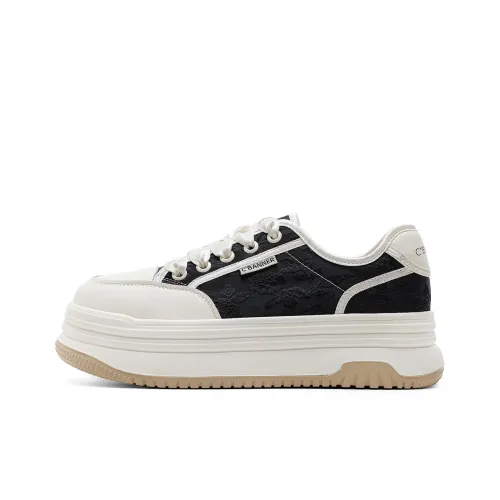 C°BANNER Skateboard shoes Bold Women's Low Top Black