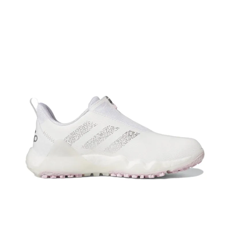 Adidas Codechaos 22 Spikeless Golf Cloud White Silver Metallic Clear Pink Women's-1