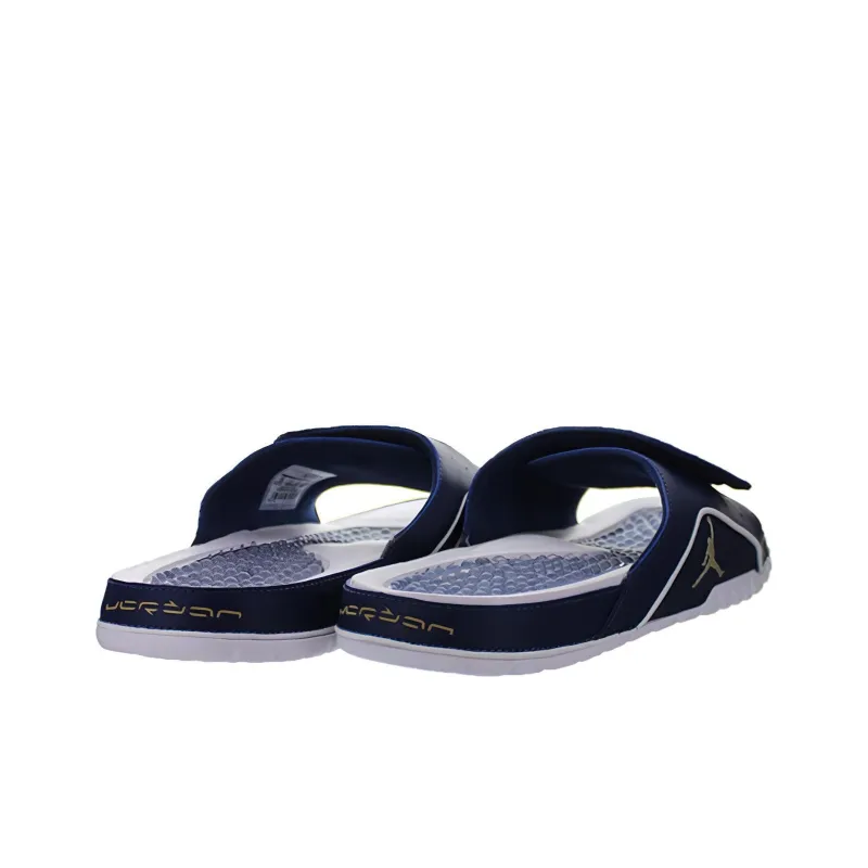 Jordan Hydro 4 Slip-Resistant Slide Slippers Men's Blue White-3