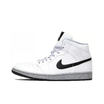 Jordan 1 Mid White Cement