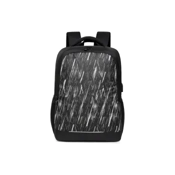KINGSONS Oxford Laptop Backpack Regular Men's Black/Gray