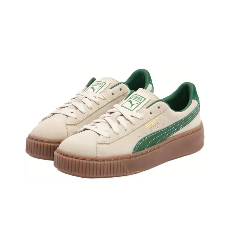 PUMA Suede Platform Core 'Beige Green' Women's-2