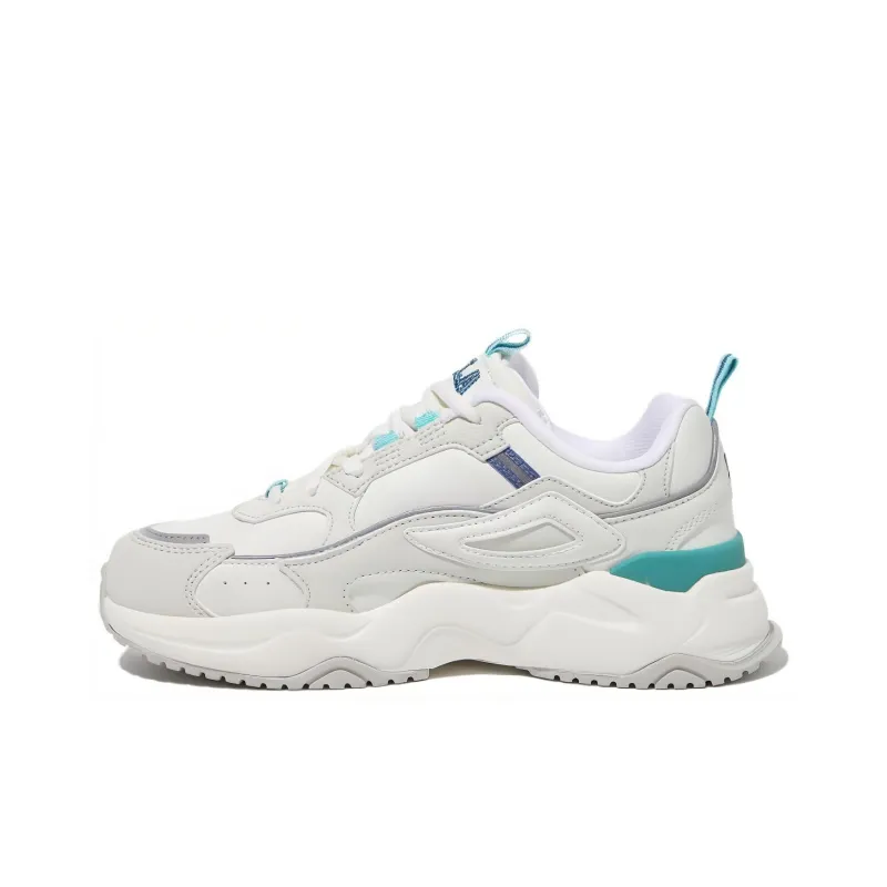 FILA Cushioning, Slip Resistant, And Abrasion Resistant Low Top Casual Shoes Unisex White Green-0