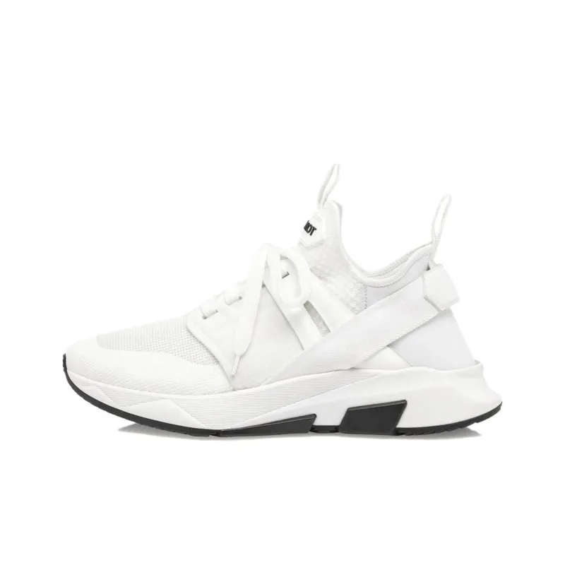 TOM FORD Jago Low Top Casual Shoes Women's White-0