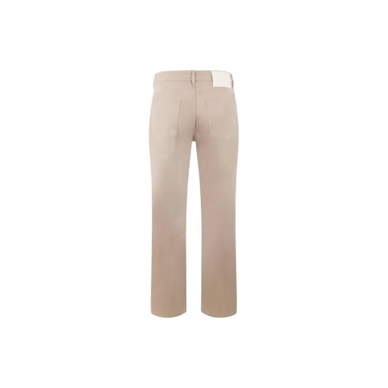 Ami Logo Patch Straight Leg Trousers-1