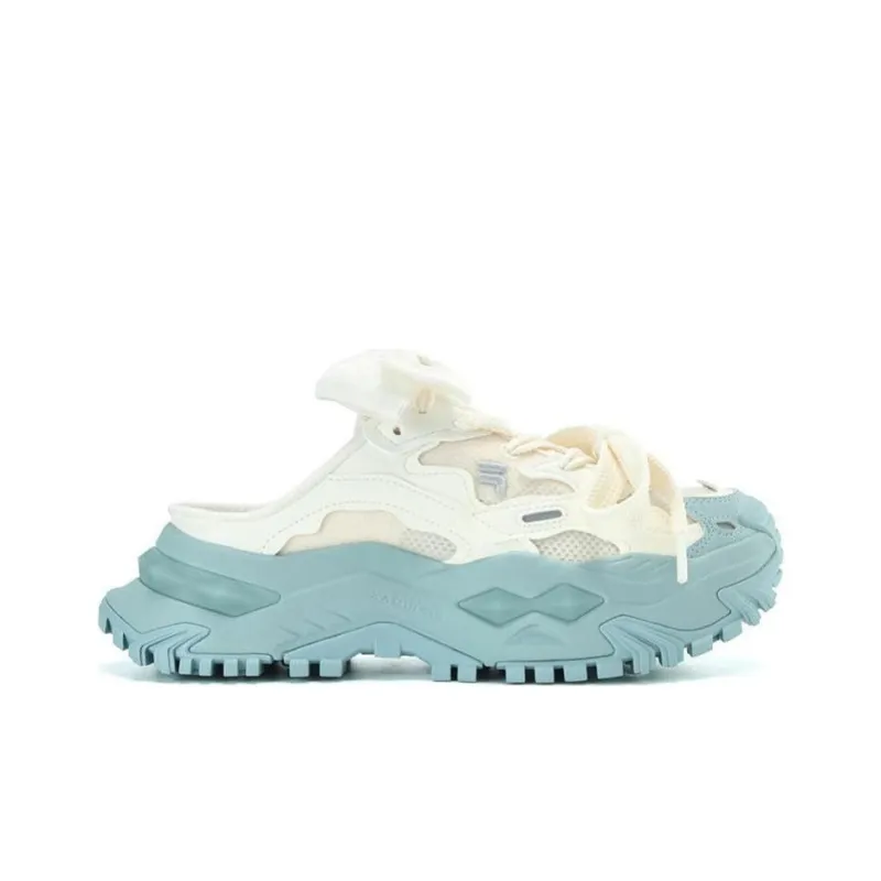 FILA FUSION Bianco Mule White Women's-1