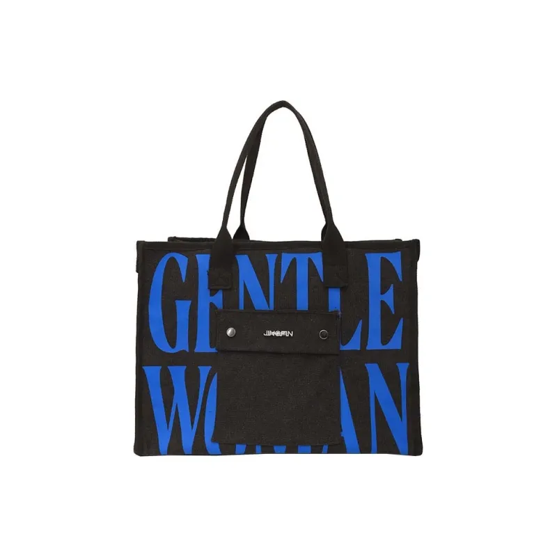 ALOENEY Canvas Tote Bag, Shopping Bag, Mommy Bag, Canvas Bag, Underarm Bag, Shoulder Bag Women's Gray/Khaki/Black/Ecru-8