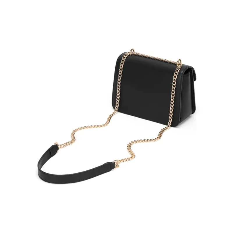 Simvay Clos Cow Leather Patchwork Synthetic Leather Small Square Bag Chain Shoulder Bag Women's-3