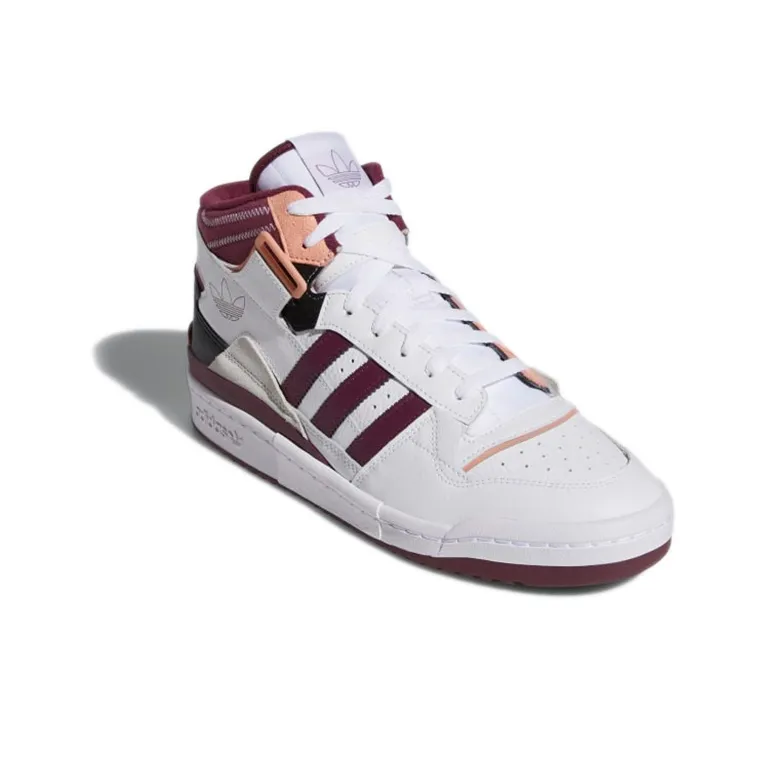 Adidas Forum Exhibit High White Crimson Blush-2