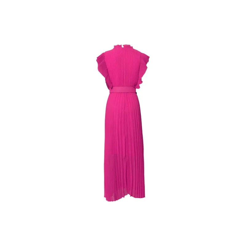 Duffy Fashion Short Sleeved Dresses Women's Pink-1