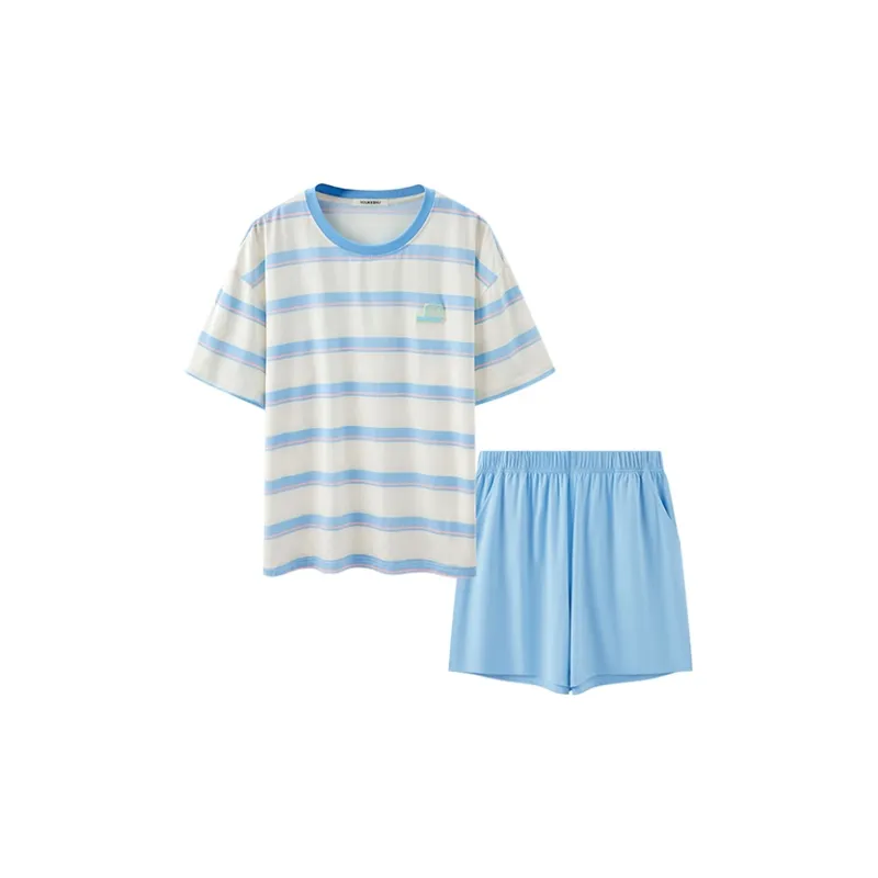 YOUKESHU Men Pajama Sets-3