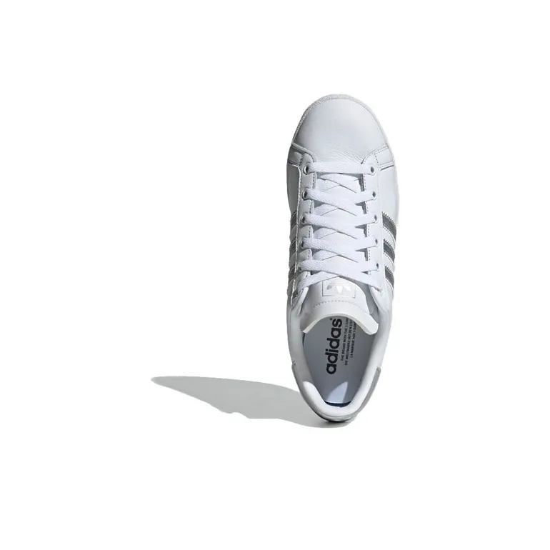 Adidas Coast Star White Silver Metallic Women's-4