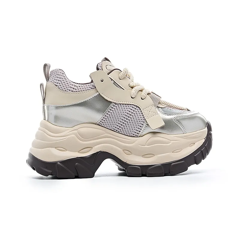 SANTA BARBARA POLO & RACQUET CLUB Breathable Low-Top Chunky Sneakers Women's-13