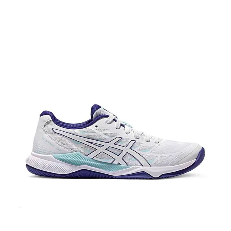 Asics Gel Tactic 12 White Eggplant Women's-1
