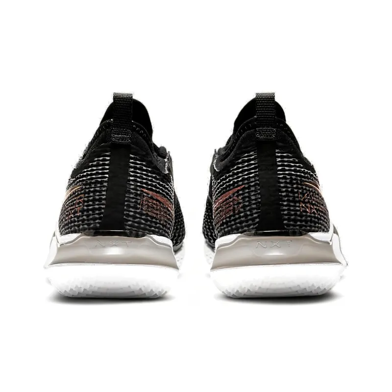 Nike Court React Vapor Nxt Black Metallic Red Bronze Women's-4