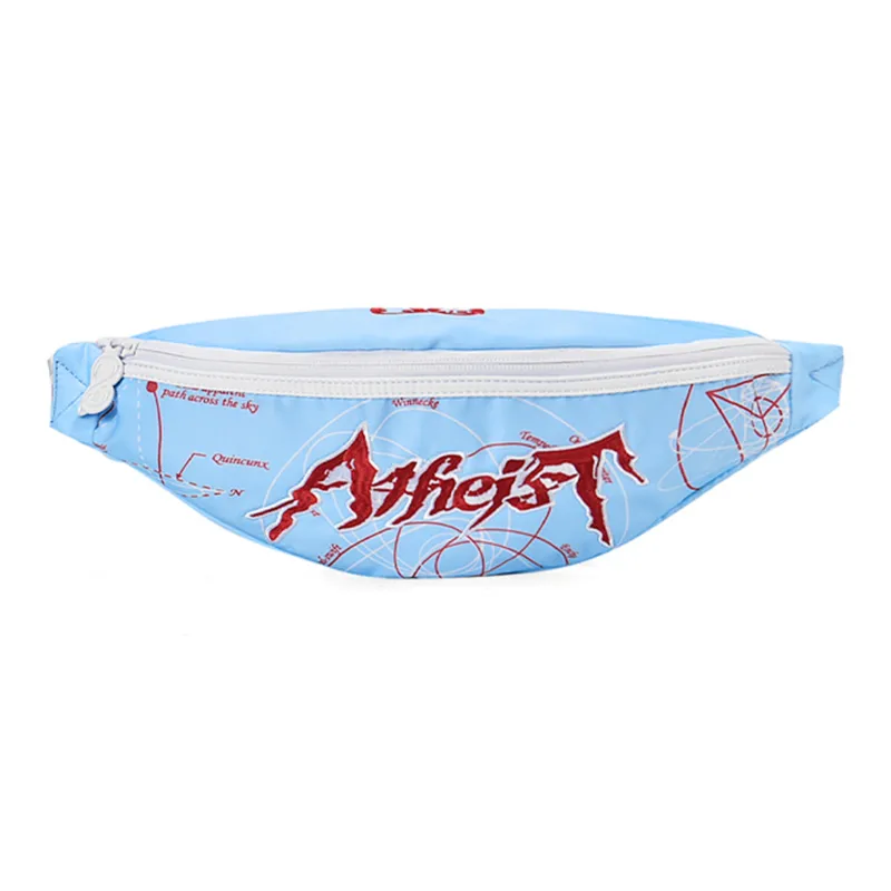 8atheist Fanny Packs Blue-0