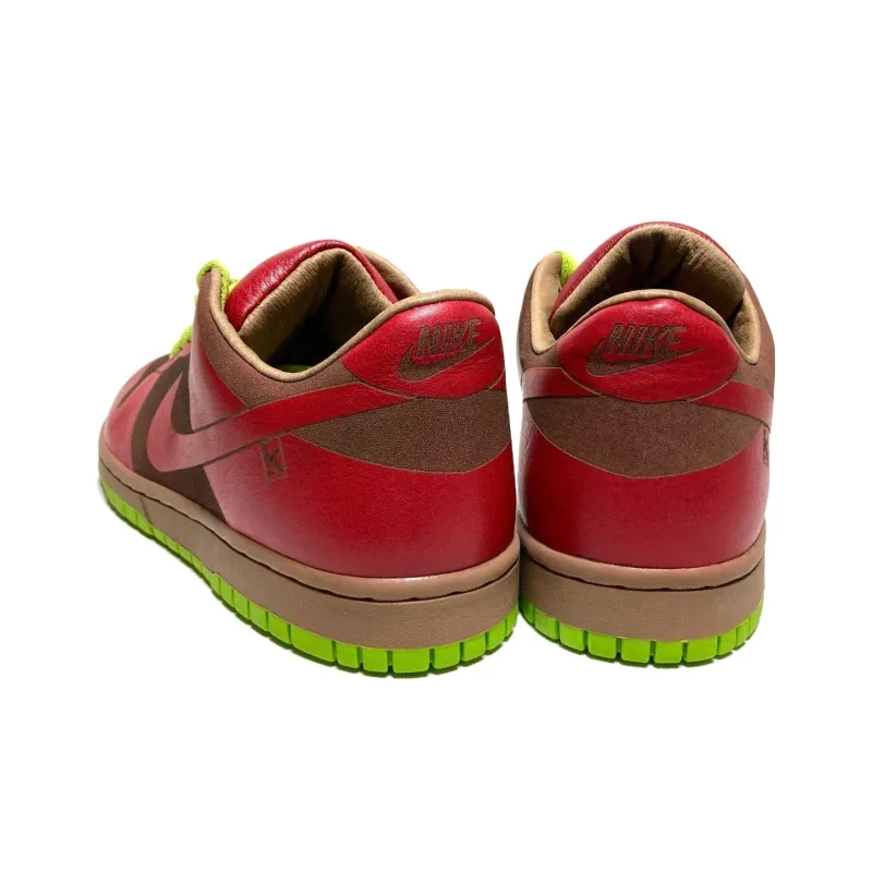 Nike Dunk Low 1 Piece Laser Varsity Red Chartreuse-3