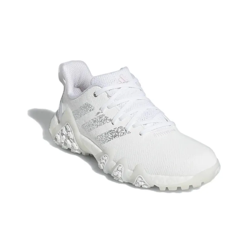 Adidas Codechaos 22 Spikeless Golf Cloud White Silver Metallic Women's-2