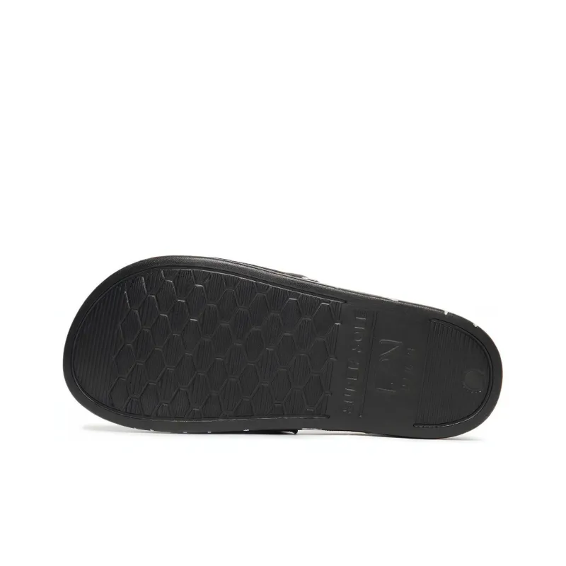 MLB Slipper Slip Resistant Abrasion Resistant Slide Slippers Unisex Black-5