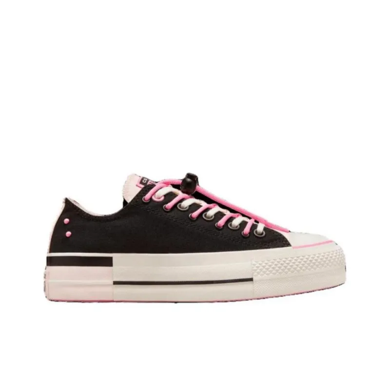 Converse Chuck Taylor All Star Lift Platform Easy On 'Black Fable Pink' Women's-1