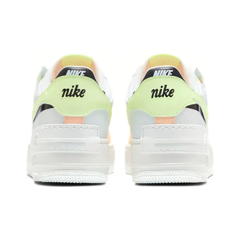 Nike Air Force 1 Low Shadow Summit White Barely Volt Crimson Tint Women's-4