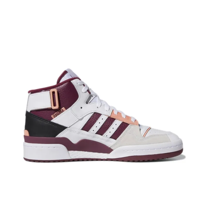 Adidas Forum Exhibit High White Crimson Blush-1