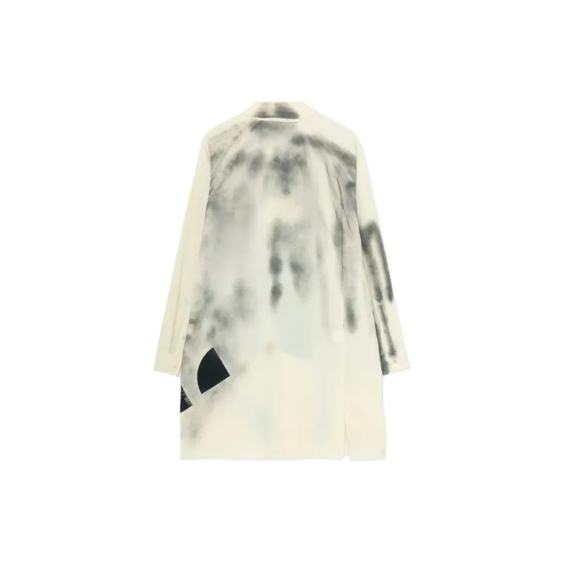 Yohji Yamamoto SS24 Shirt Men's White X Black-1