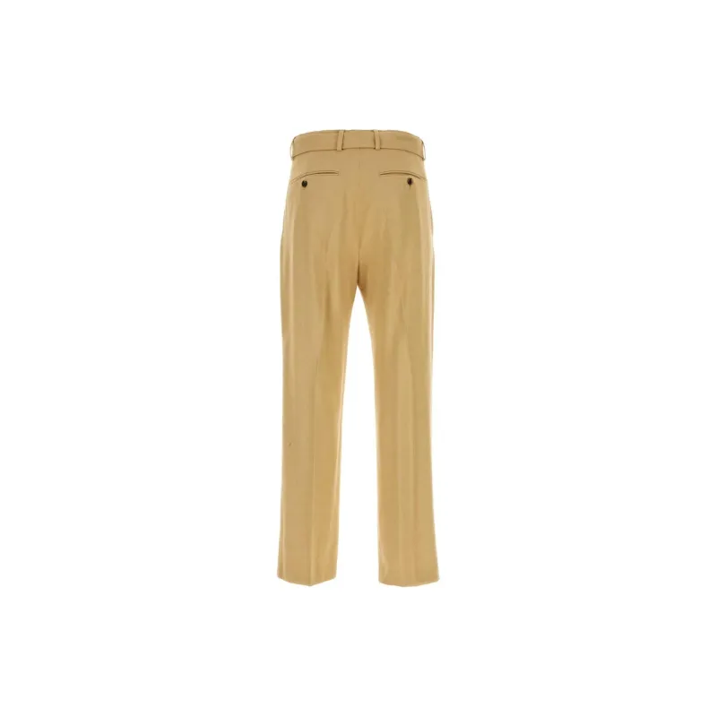 DRIES VAN NOTEN Belted Pleated Trousers-1