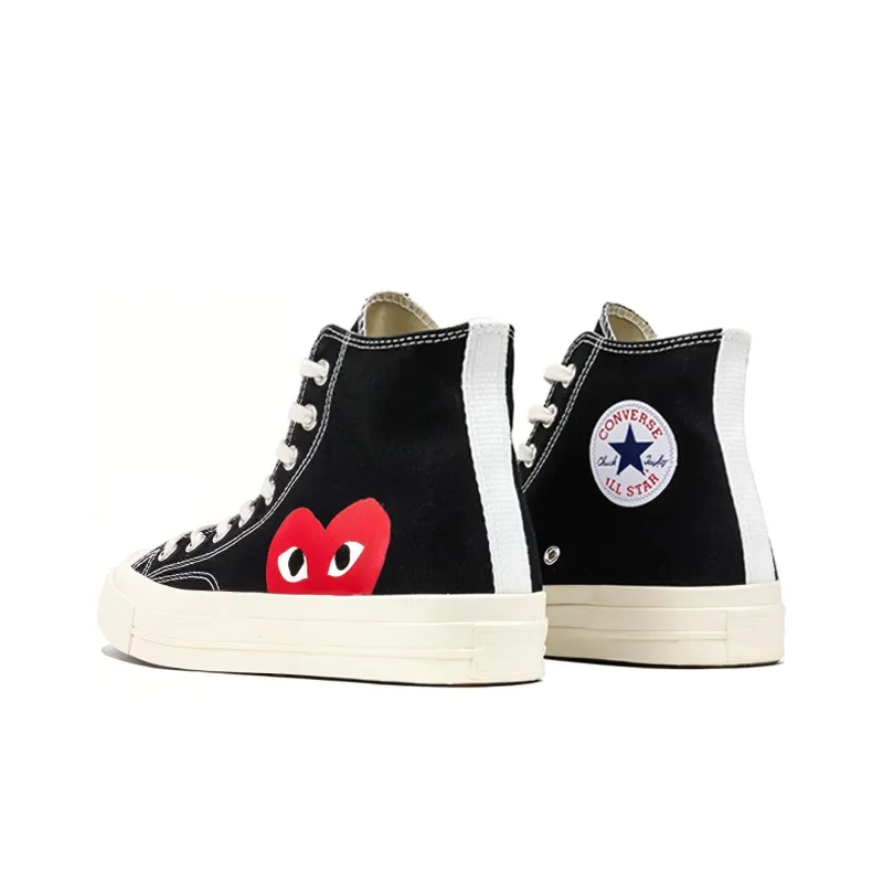 Converse Comme Des Garçons Play X Chuck 70 High 'Black'-3