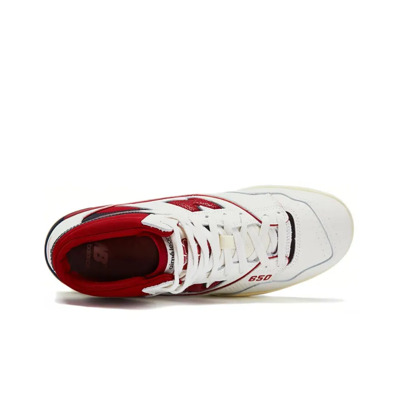 New Balance 650R Aime Leon Dore White Red-3