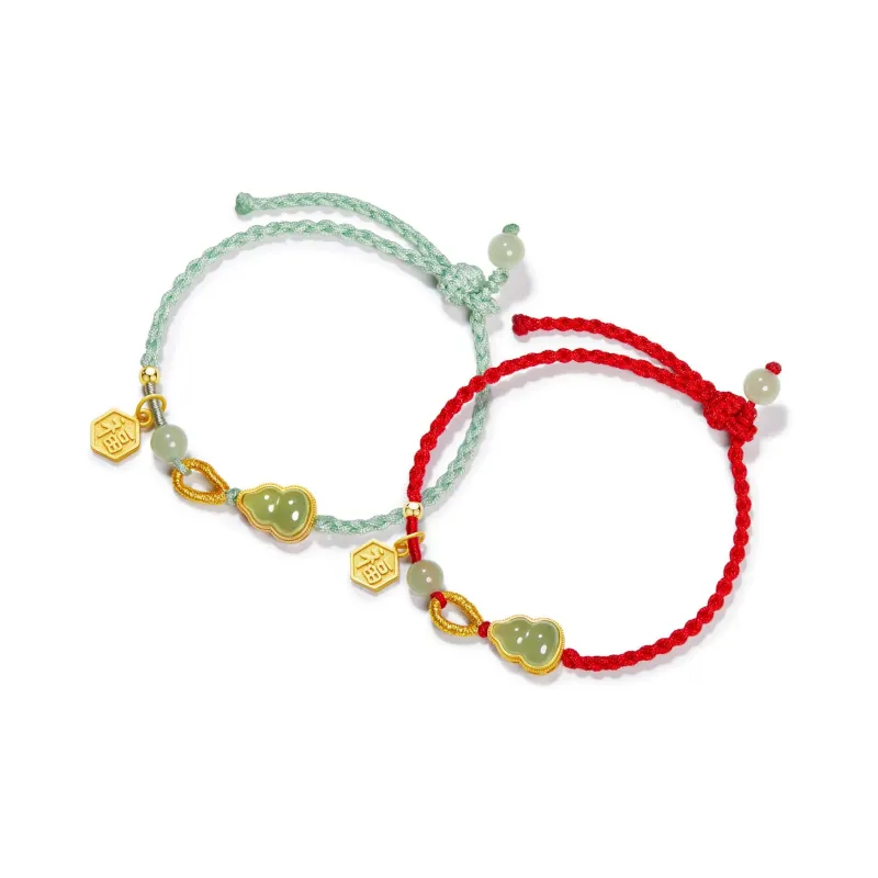 Far Mountain Joe Hetian Jade Bracelets Pale Greenish White Jade Unisex-5