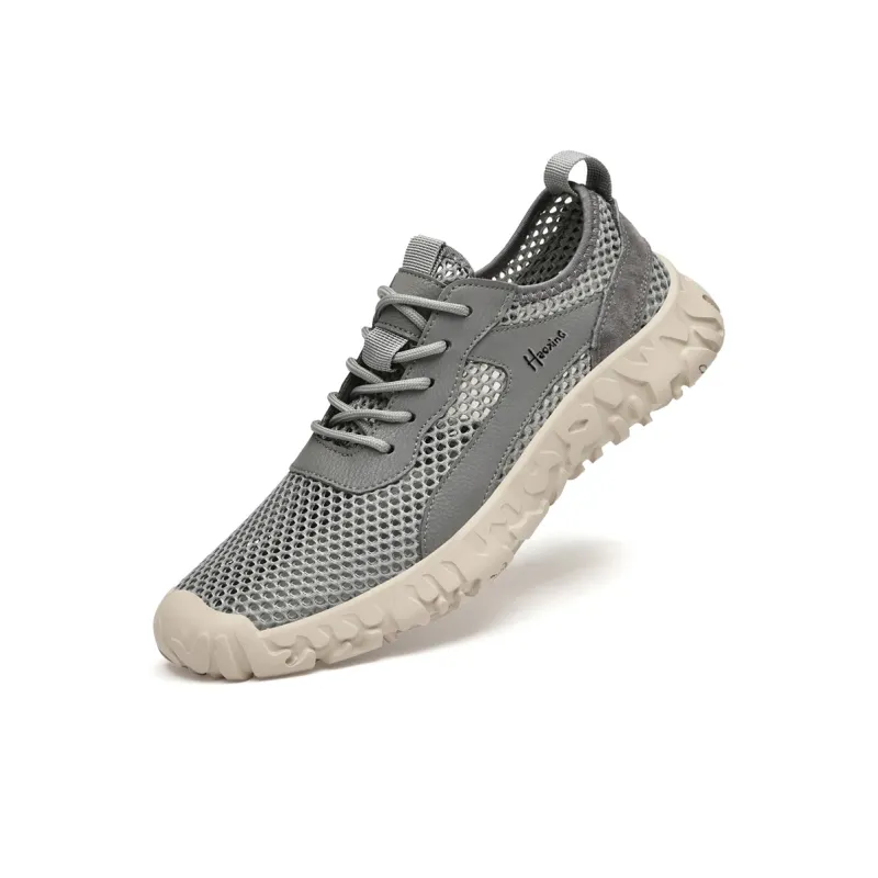 Extravagant Breathable And Wear resistant Low Top Casual Shoes Men's Gray-2